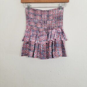 Magali Pascal Ruffle Mini Skirts Stretch Size S
